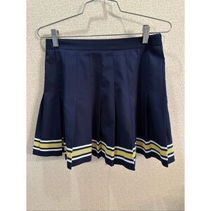 Pleated mini skirt